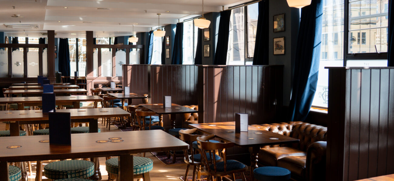 Interior of the Golden Flake Tavern at Fenwick Newcastle