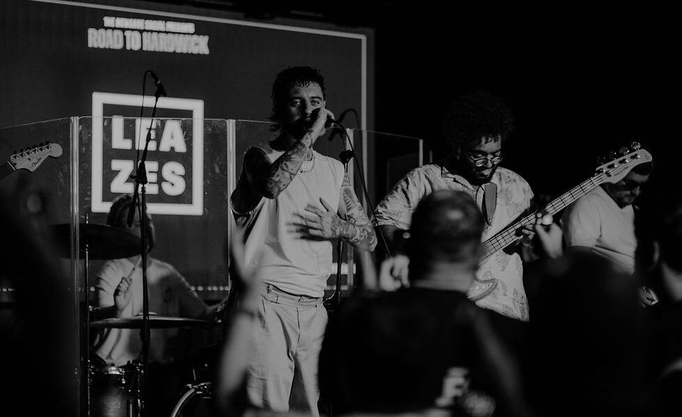 Leazes performing live in Newcastle