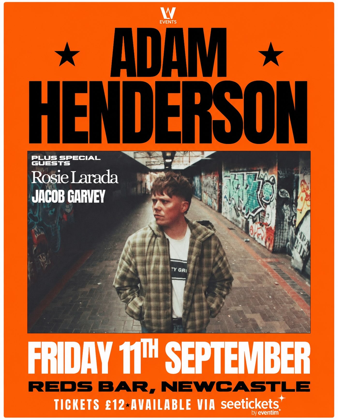 Adam Henderson with Rosie Larada and Jacob Garvey at REDS Bar, Newcastle, on 11 September 2026