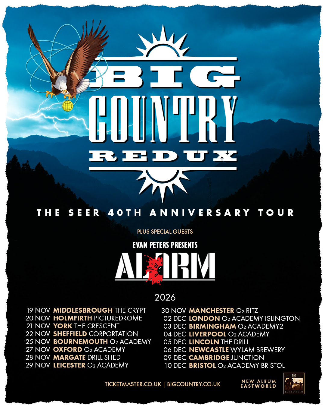 Big Country Redux at Wylam Brewery Newcastle on 6 December 2026