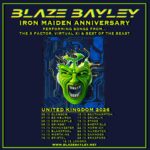 Blaze Bayley Iron Maiden Anniversary UK Tour 2026 artwork