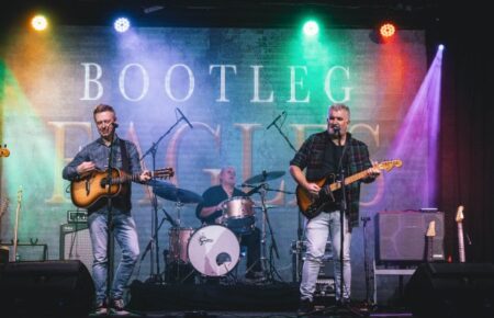 The Bootleg Eagles performing live