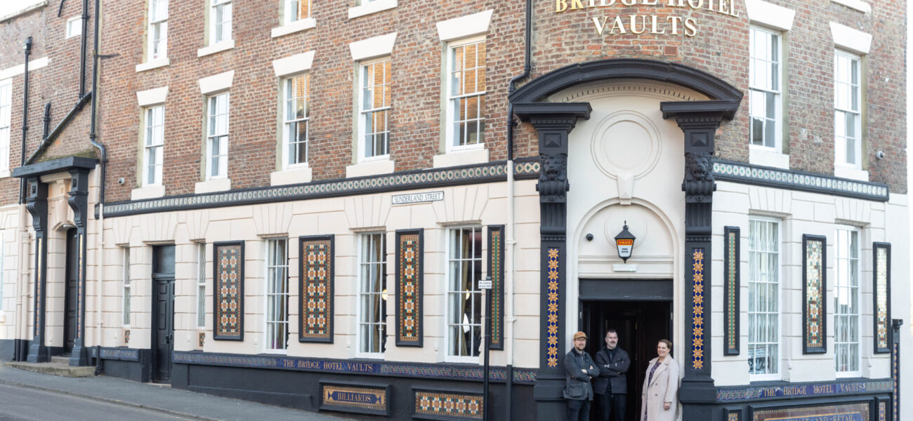 Exterior of The Bridge Hotel Vaults in Sunderland
