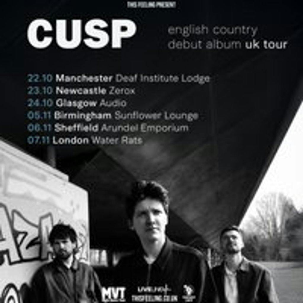 Official event artwork for Cusp at Zerox Newcastle on 23 October 2026