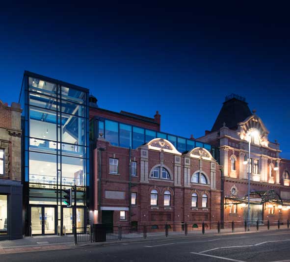 Exterior of Darlington Hippodrome
