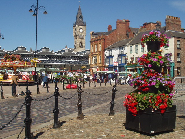 Darlington Market Square and covered market
