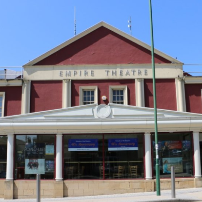 Exterior of Empire Theatre in Consett