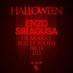 Enzo Siragusa Halloween event artwork for NX Newcastle