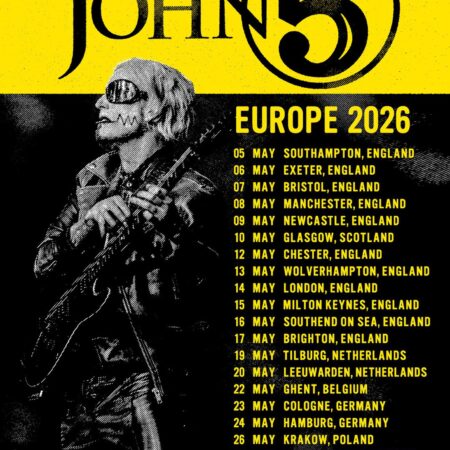 John 5 current 2026 promotional image