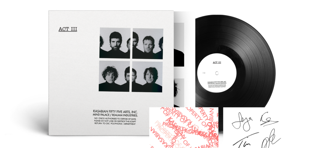 Kasabian ACT III artwork for Middlesbrough Empire shows