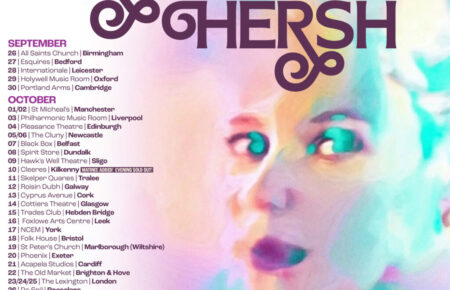 Official Kristin Hersh 2026 tour artwork including Newcastle on 6 October 2026