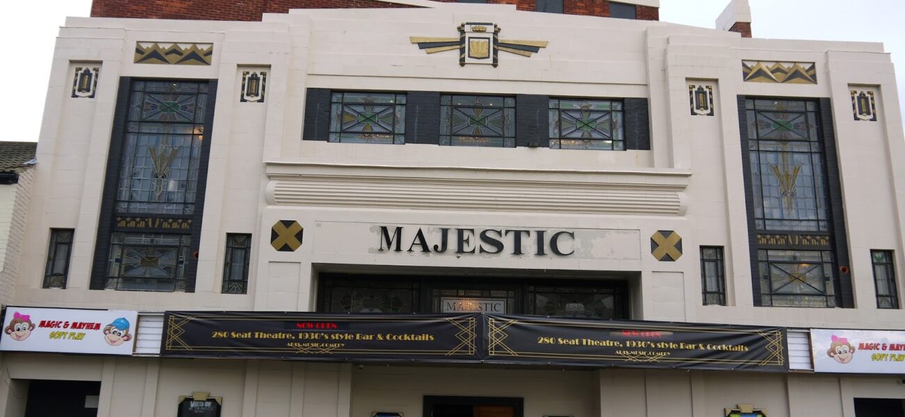 Exterior of The Majestic Theatre in Darlington