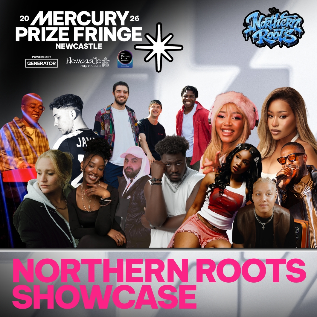Mercury Prize x Northern Roots at Pilgrim Newcastle event artwork
