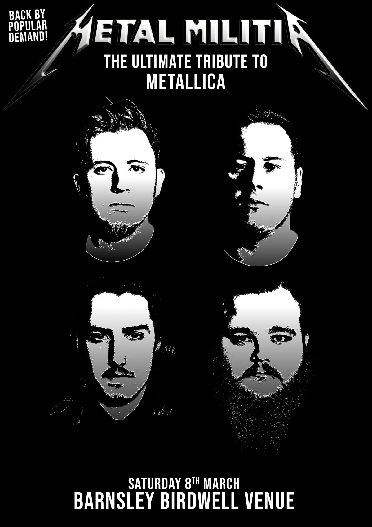 Metal Militia Metallica tribute promotional image