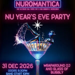 Nuromantica New Year’s Eve 2026 at Pilgrim Newcastle official artwork