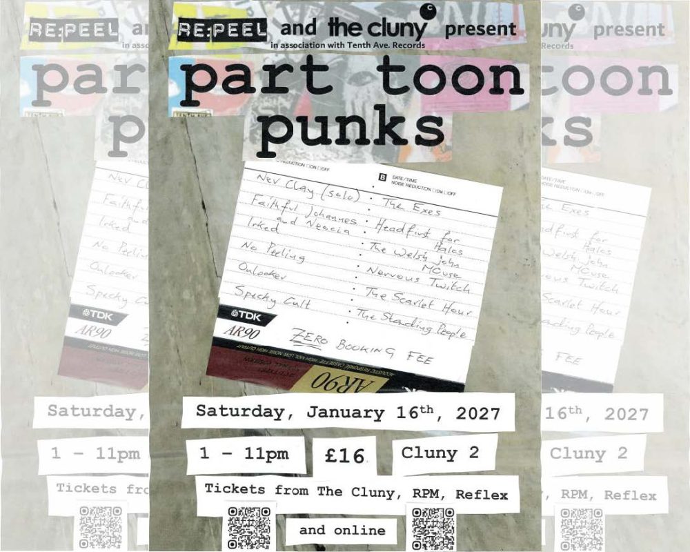 Part Toon Punks 2027 twelve-act event artwork