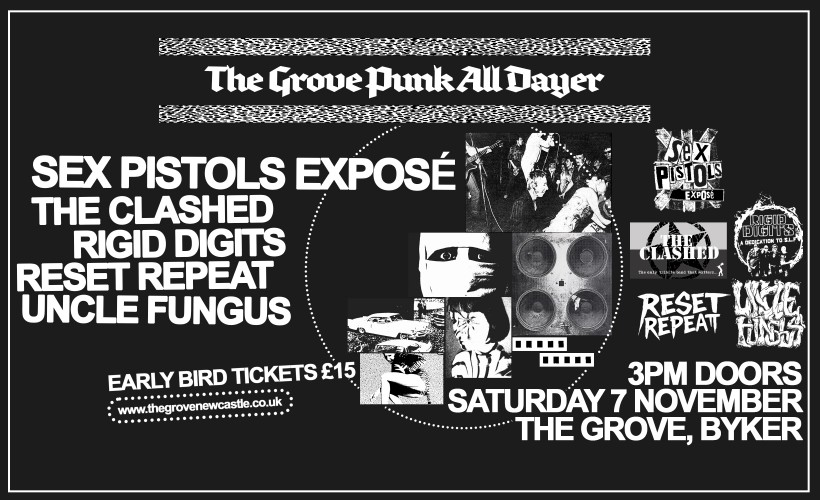 The Grove Punk All-Dayer official event artwork