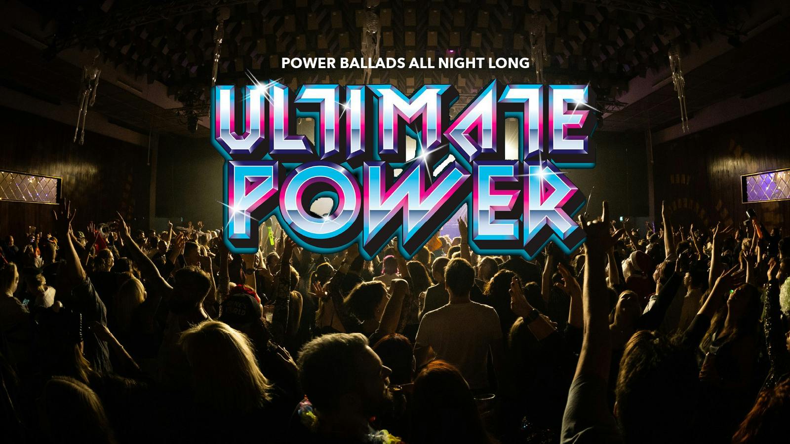 Ultimate Power power ballad club night artwork